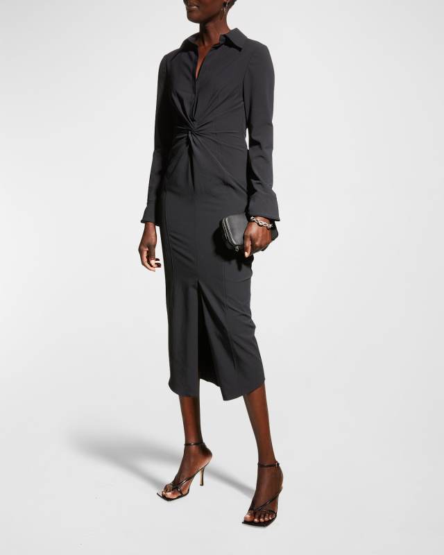 Mckenna Collared Midi Dress